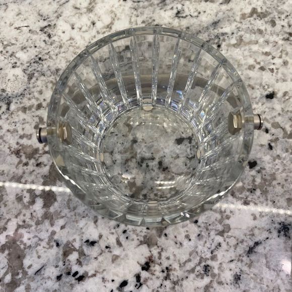 Baccarat Harmonie Crystal Ice Bucket.  Made in France.  Hand Wash. 5”H Beautiful - Picture 12 of 14